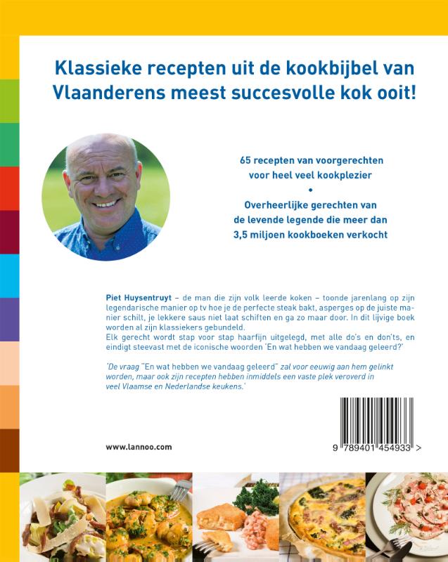 Achterkant van Voorgerechten
