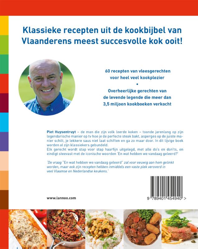 Achterkant van Vleesgerechten