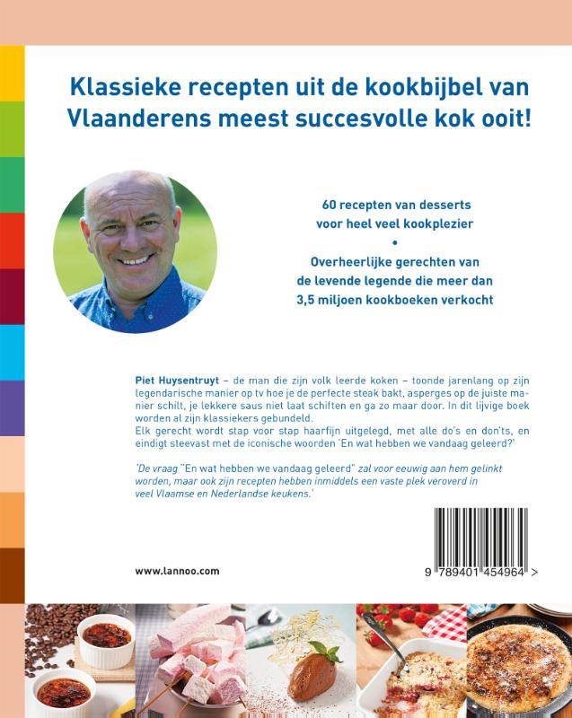 Achterkant van Desserts
