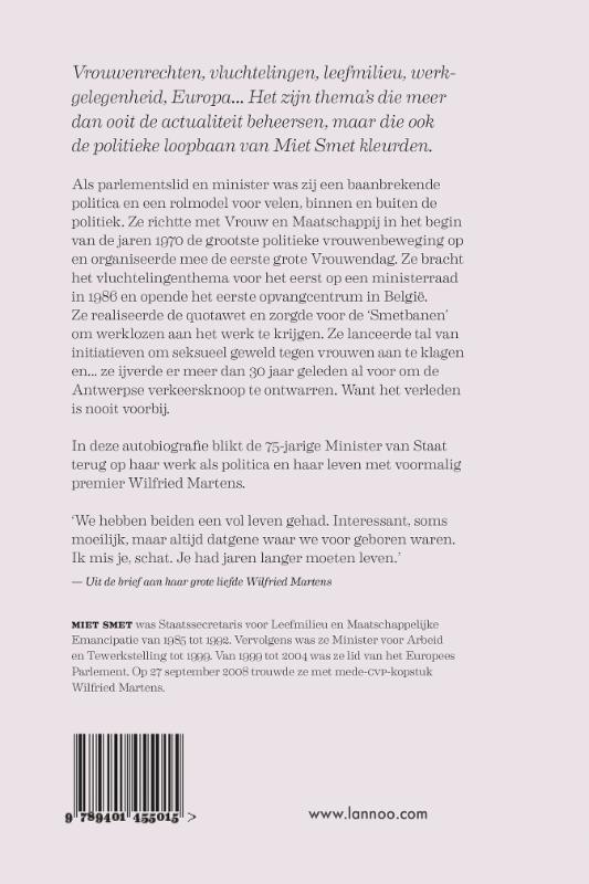 Achterkant van Ik kijk alleen vooruit