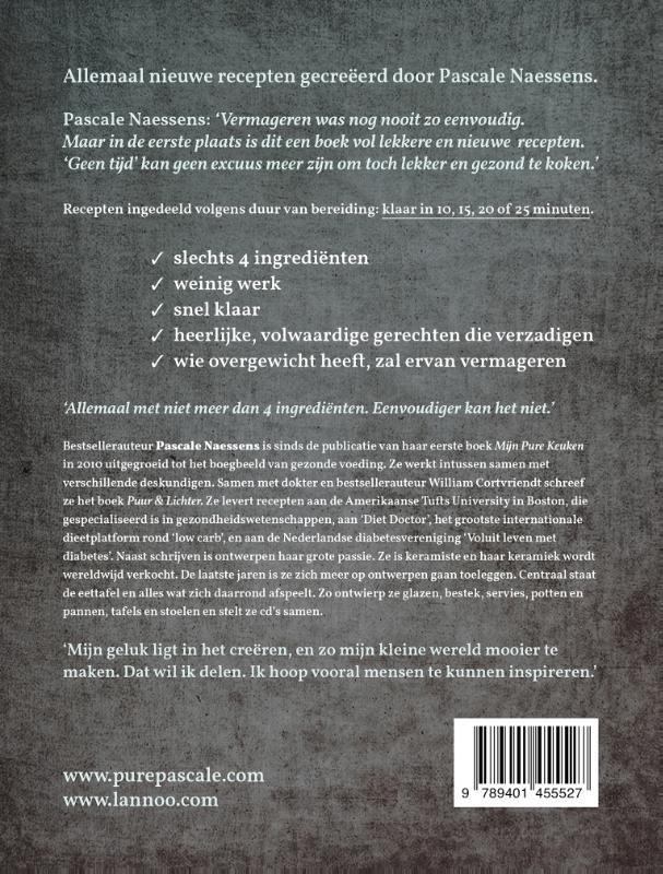 Achterkant van Nog eenvoudiger met 4 ingrediënten