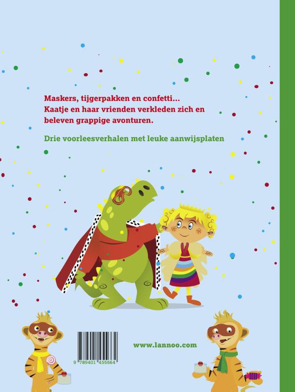 Achterkant van Kaatje verkleedt zich