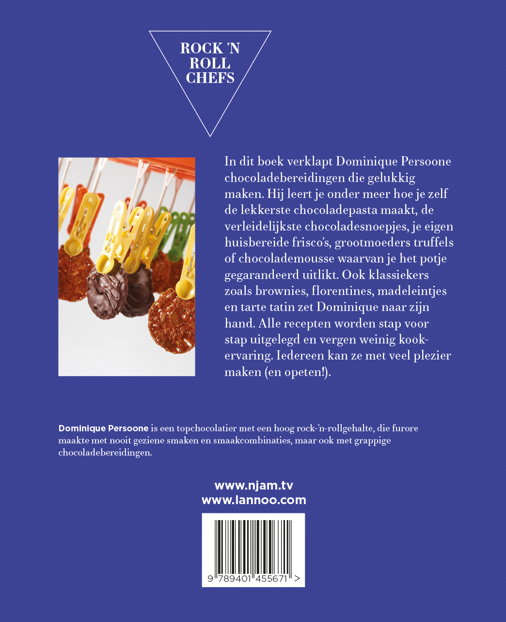 Achterkant van Schokkende chocolade