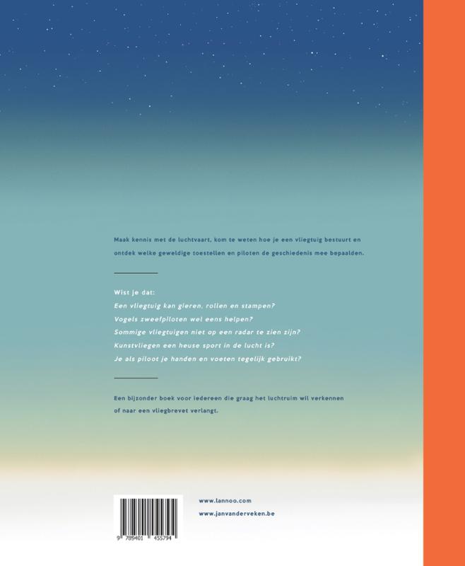Achterkant van Het vliegtuigenboek