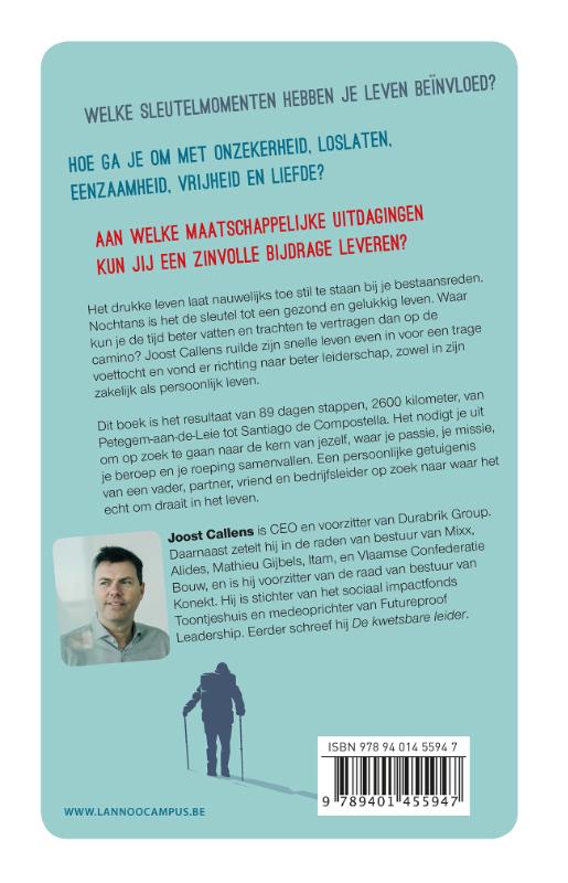 Achterkant van De zoekende leider