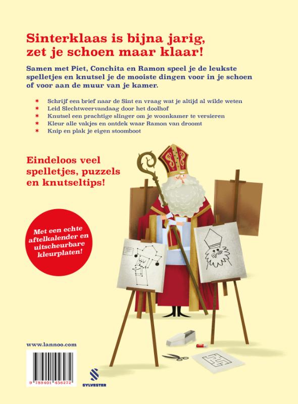 Achterkant van Dag Sinterklaas doeboek