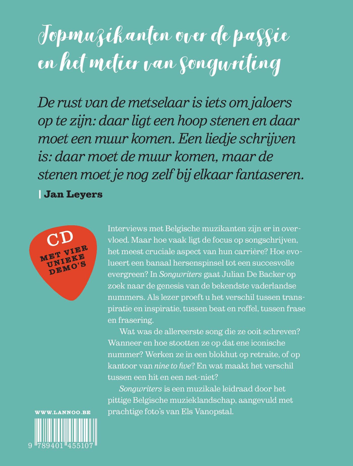 Achterkant van Songwriters