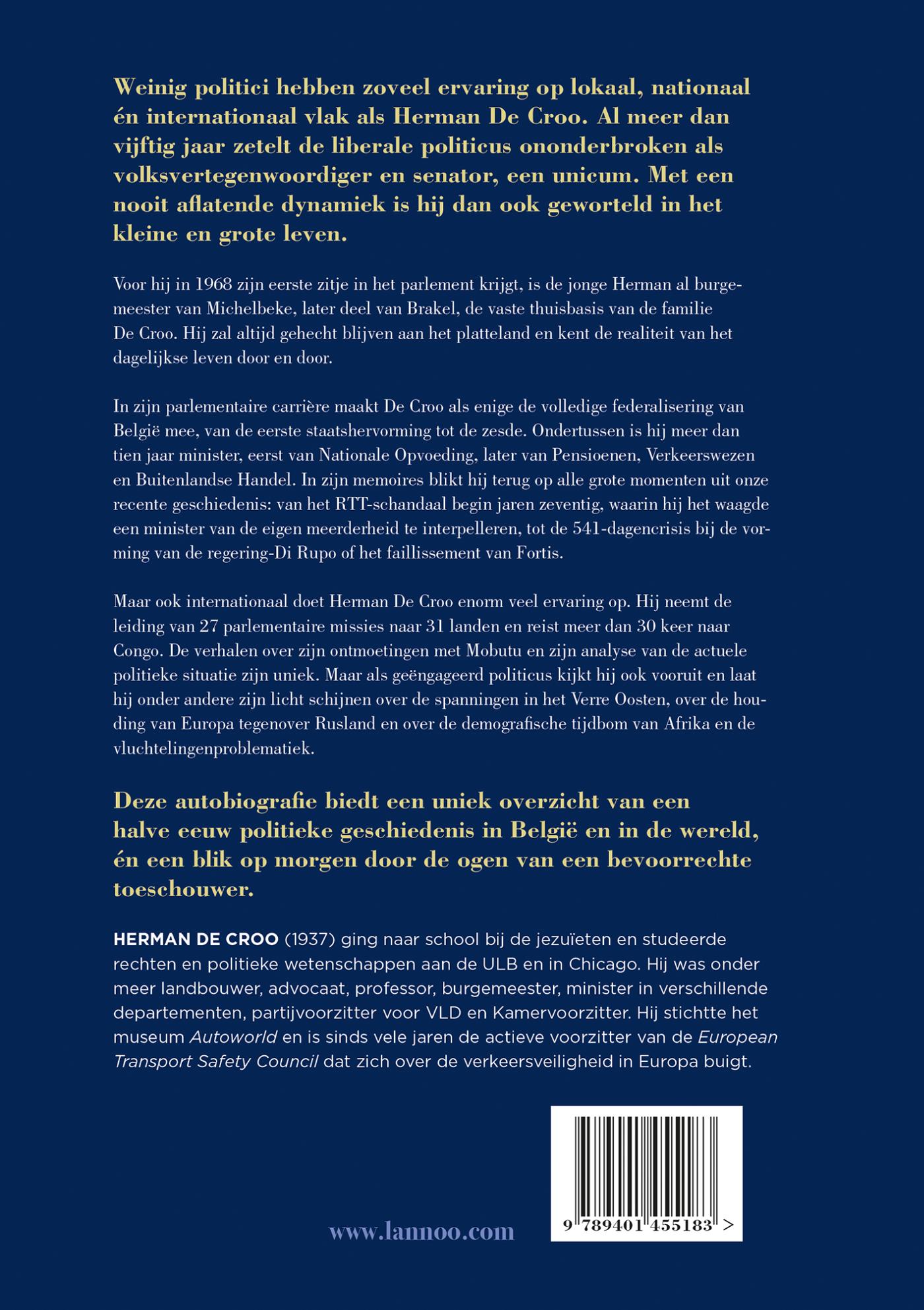Achterkant van Geworteld in het leven