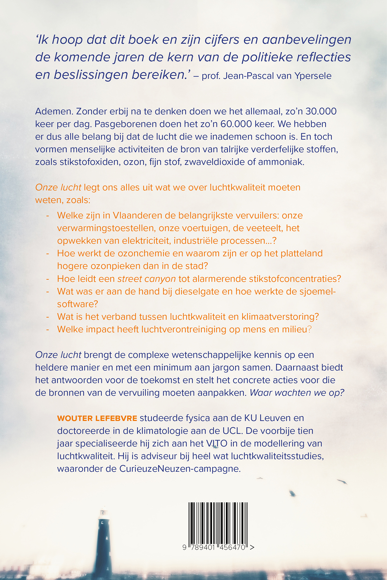 Achterkant van Onze lucht