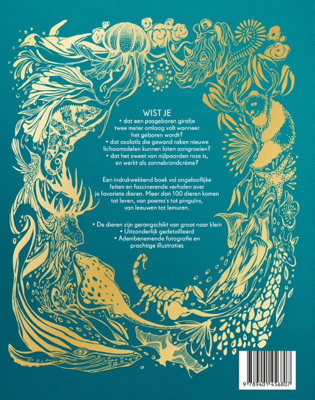 Achterkant van Het dikke boek van alle bijzondere dieren