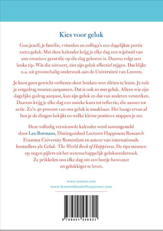 Achterkant van Een jaar vol geluk 2020