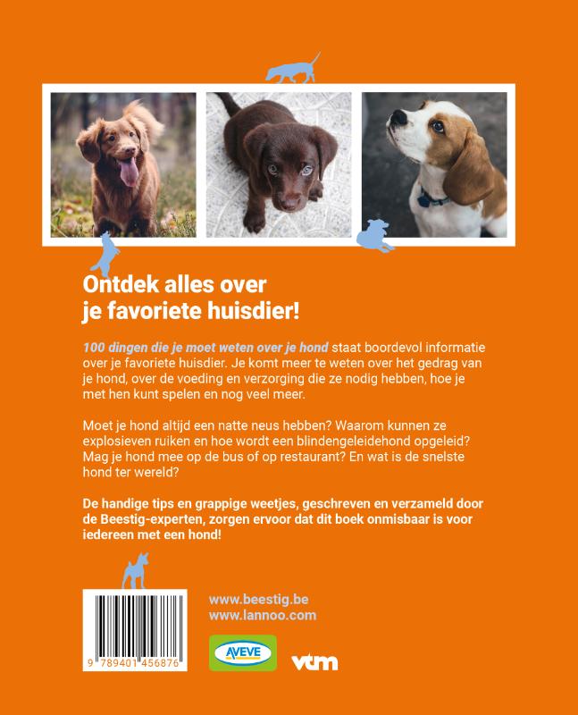 Achterkant van BEESTIG: honden
