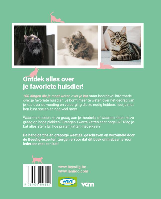 Achterkant van BEESTIG: katten