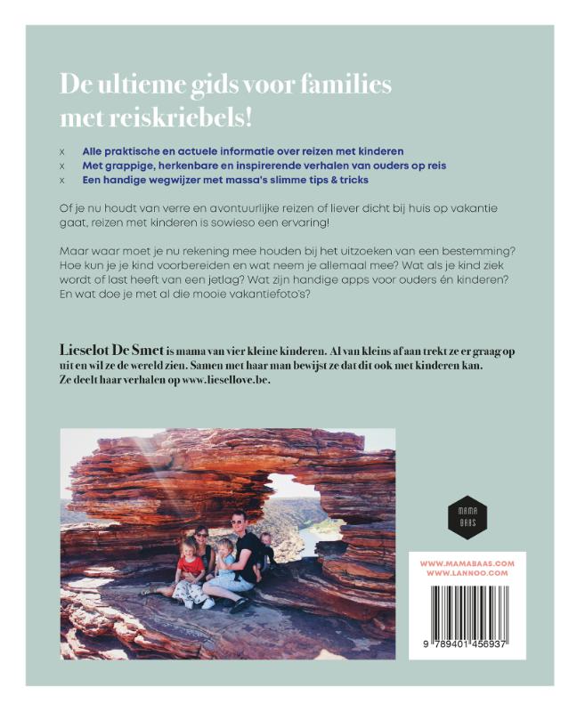 Achterkant van Ik ga op reis en ik neem mee... de kinderen!