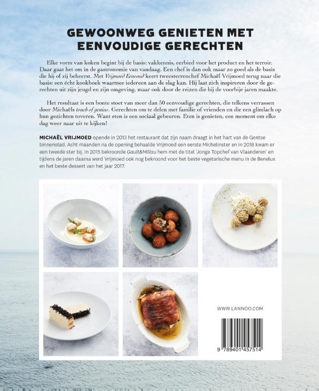 Achterkant van Vrijmoed Eenvoud