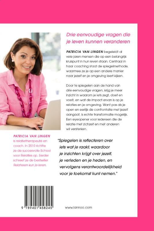 Achterkant van Wat je zegt, ben je zelf