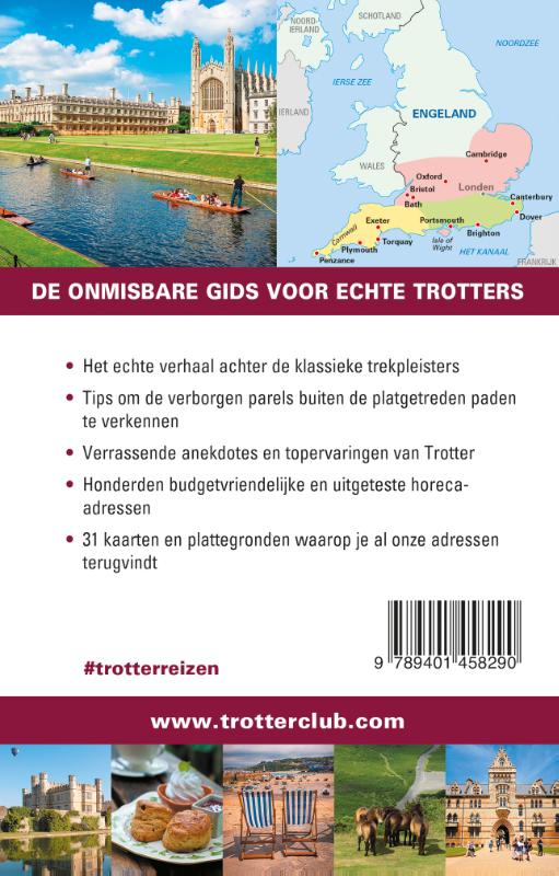 Achterkant van Trotter Zuid-Engeland