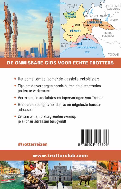 Achterkant van Noordwest-Italië