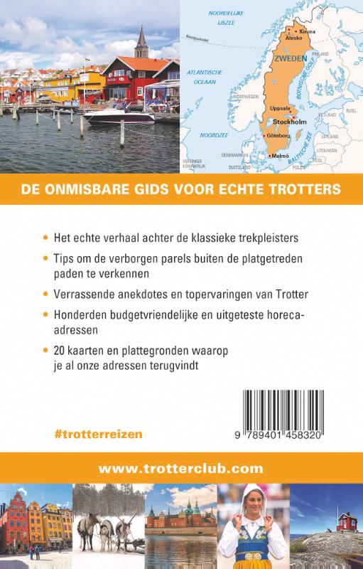 Achterkant van Trotter Zweden