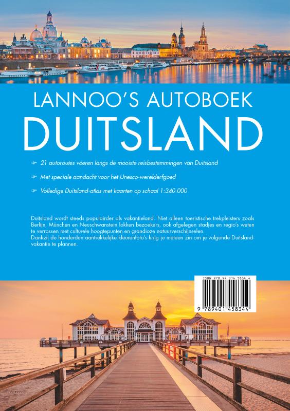 Achterkant van Lannoo's autoboek Duitsland