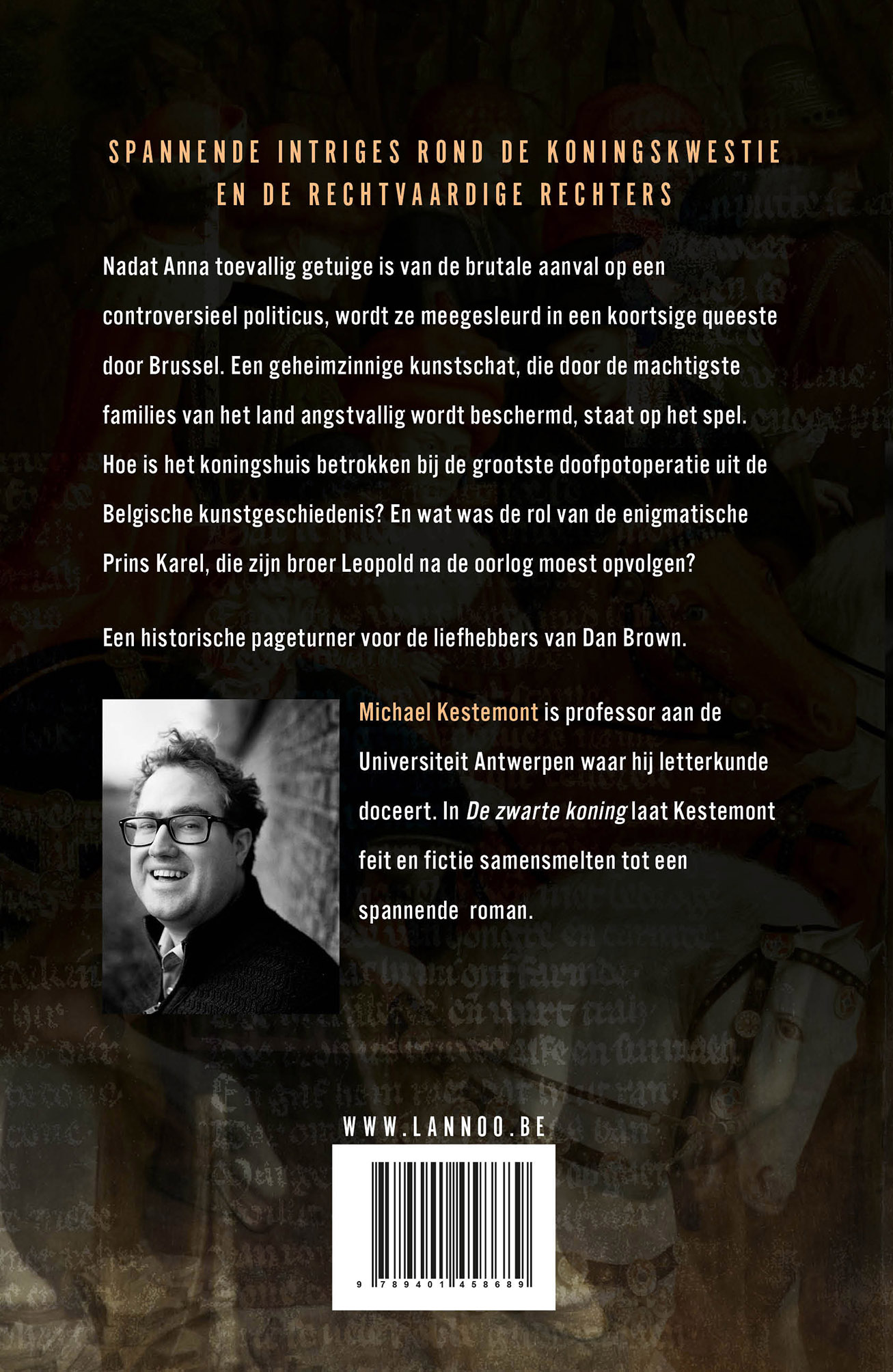 Achterkant van De zwarte koning
