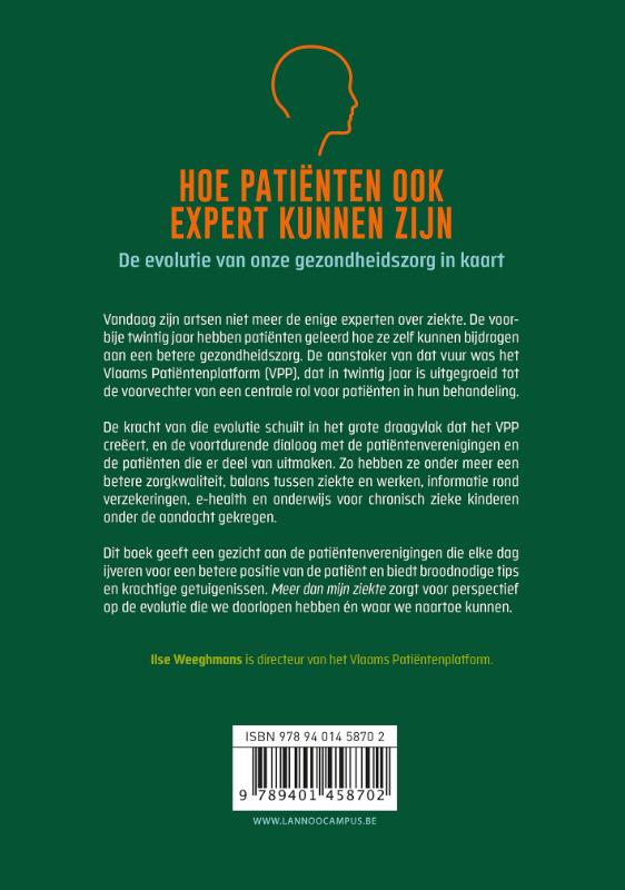 Achterkant van Meer dan mijn ziekte