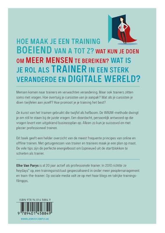 Achterkant van De kunst van het trainen