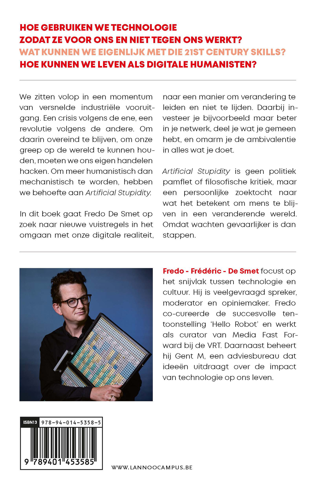 Achterkant van Artificial stupidity