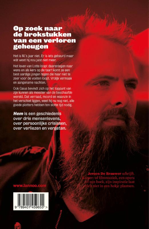 Achterkant van Hem