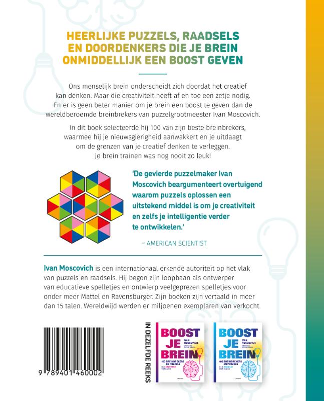 Achterkant van Boost je brein