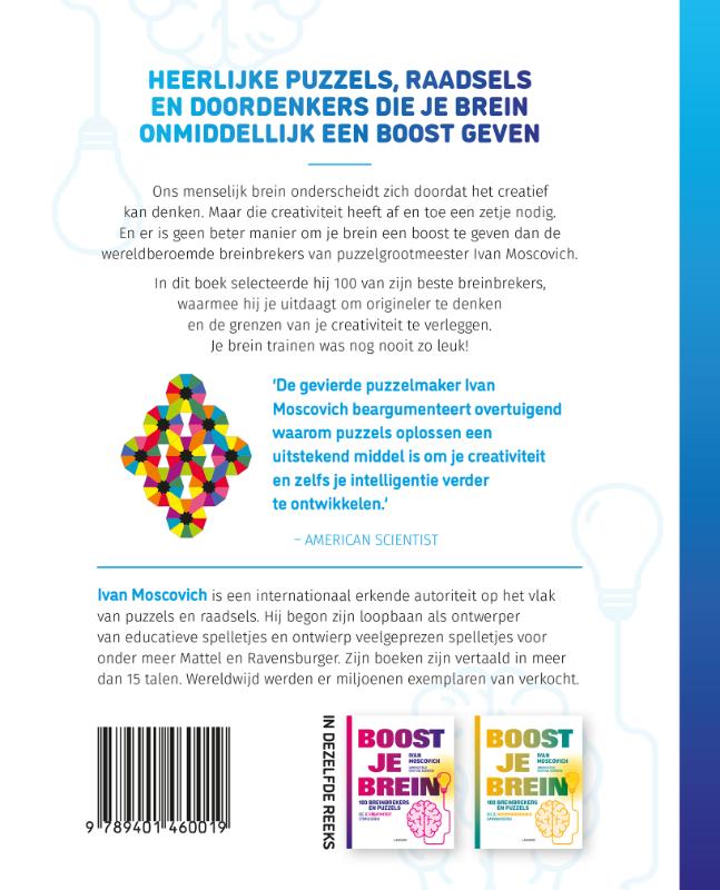 Achterkant van Boost je brein