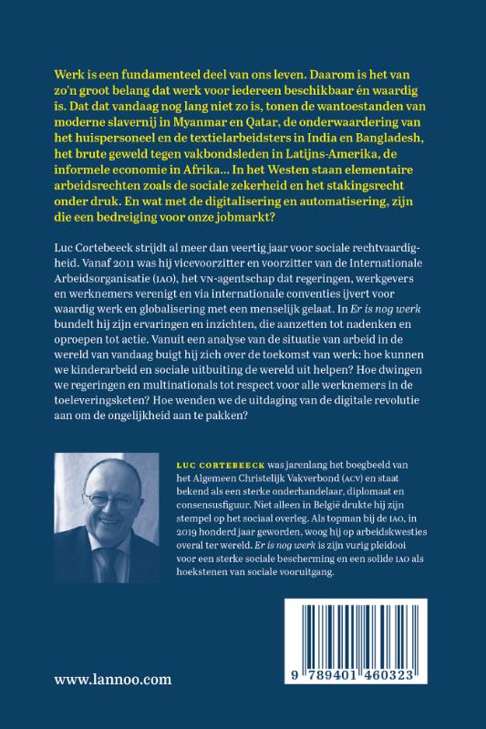 Achterkant van Er is nog werk