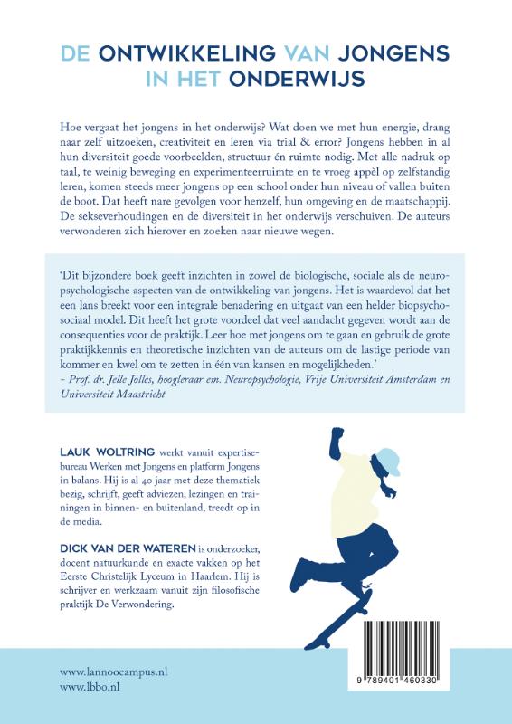Achterkant van De ontwikkeling van jongens in het onderwijs