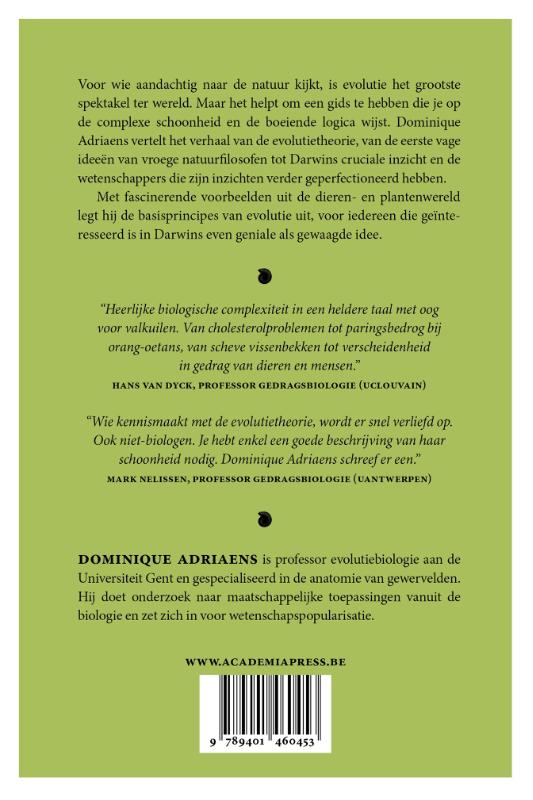 Achterkant van Evolutie