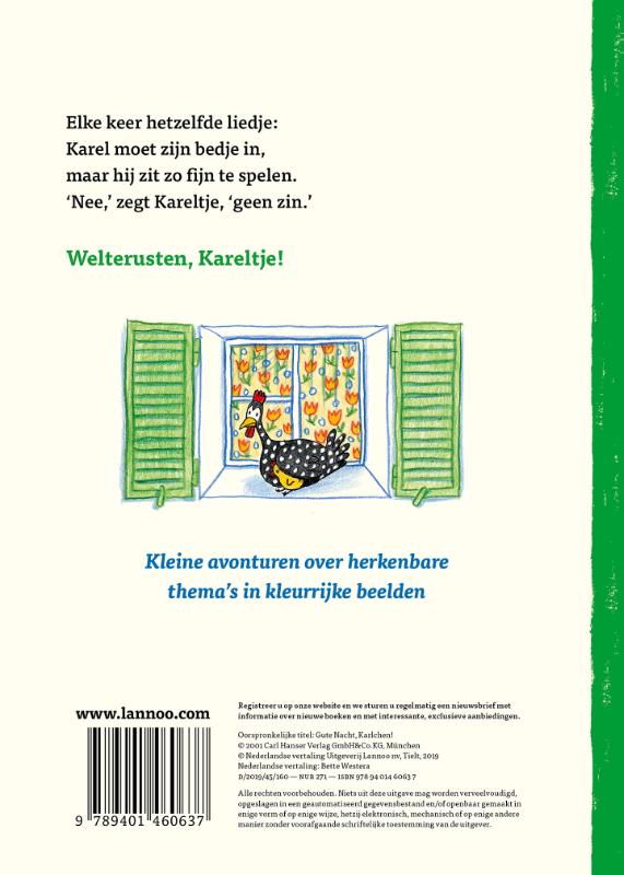 Achterkant van Welterusten Kareltje