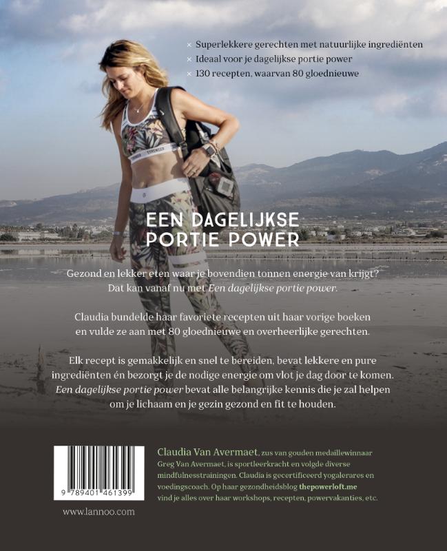 Achterkant van Een dagelijkse portie power