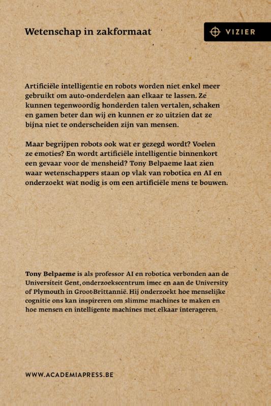 Achterkant van Artificial intelligence