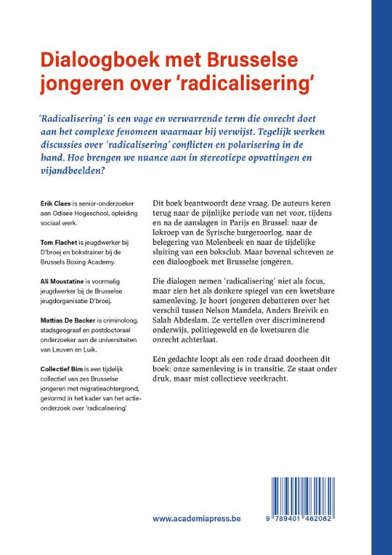 Achterkant van Radicalisering