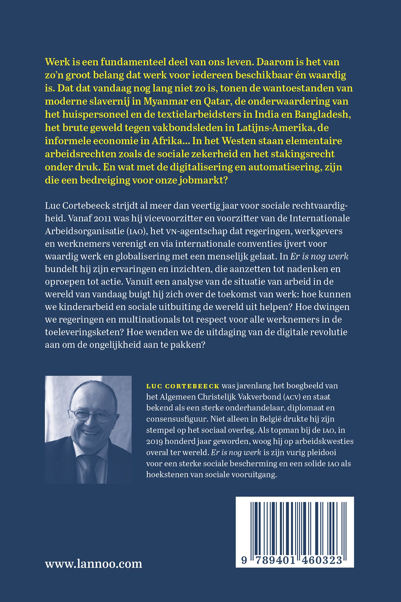 Achterkant van Er is nog werk