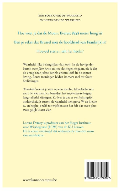 Achterkant van Waarheid