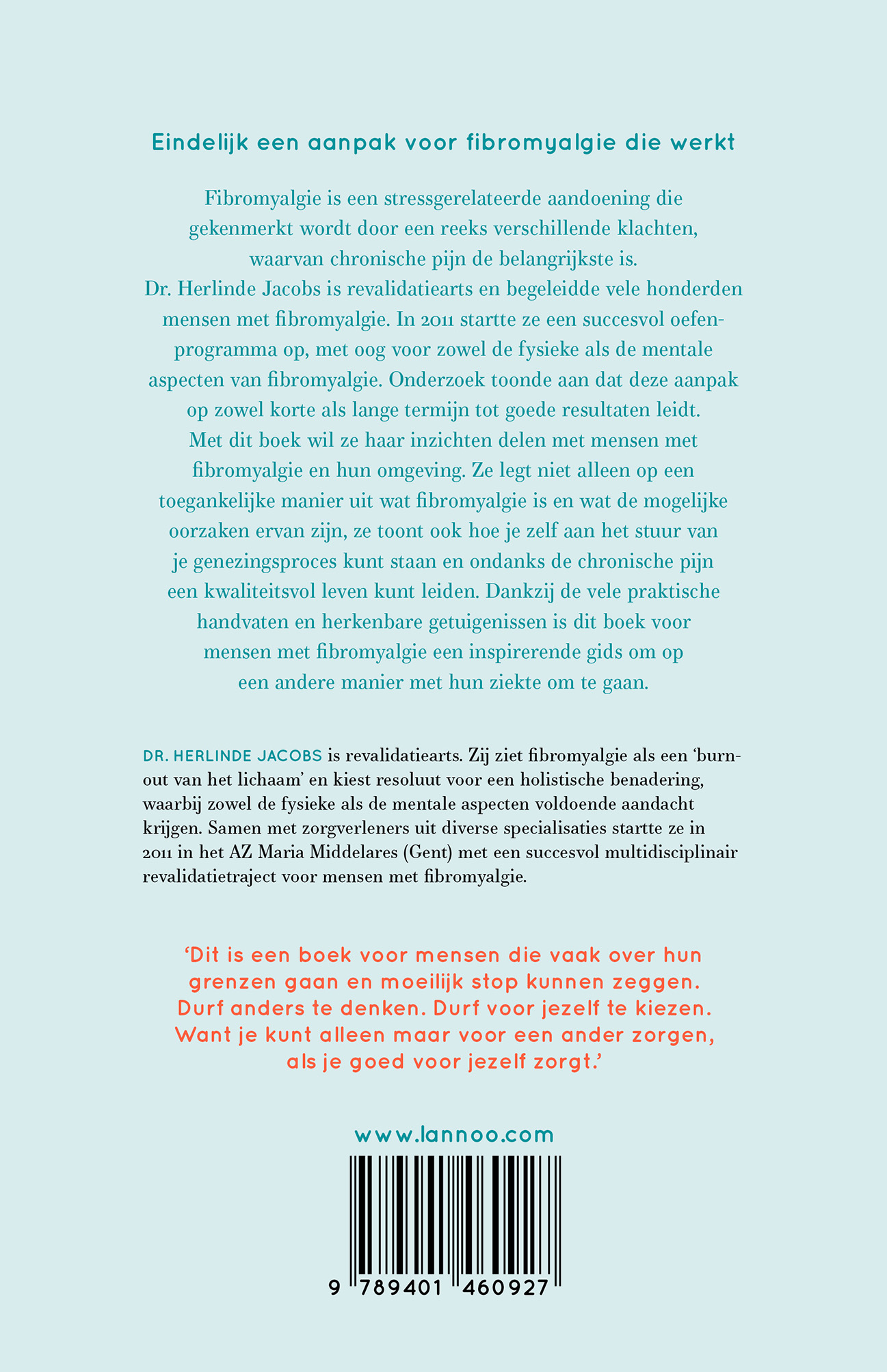 Achterkant van Fibromyalgie anders bekeken