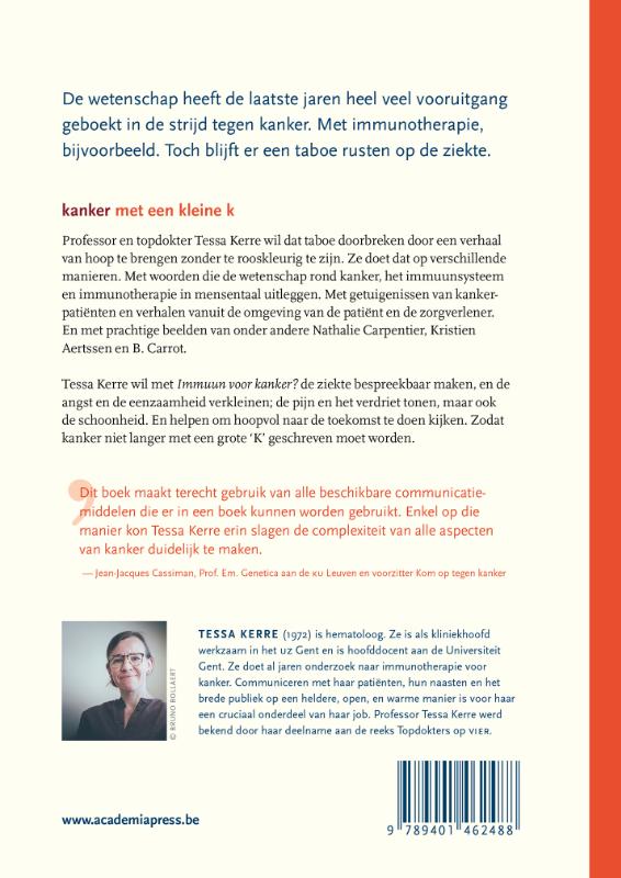 Achterkant van Immuun voor kanker