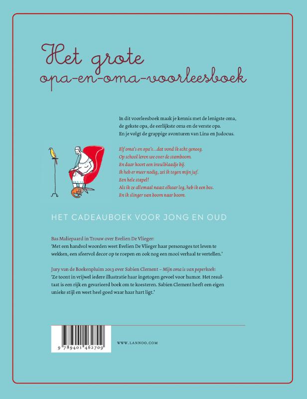Achterkant van Mijn oma is van peperkoek en mijn opa ruikt naar chocola