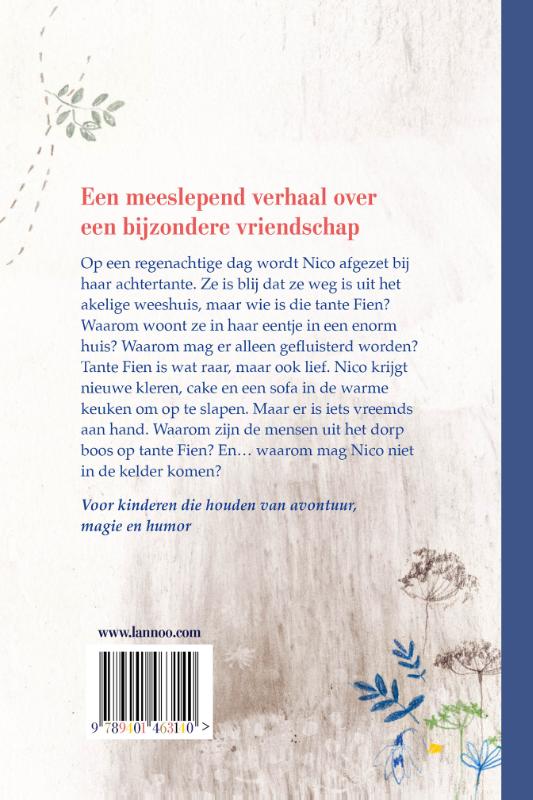Achterkant van Het geheim van tante Fien