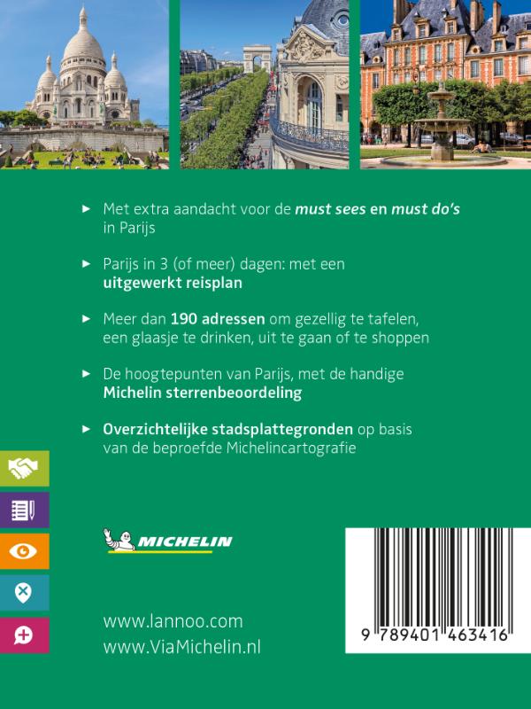 Achterkant van Weekend Parijs