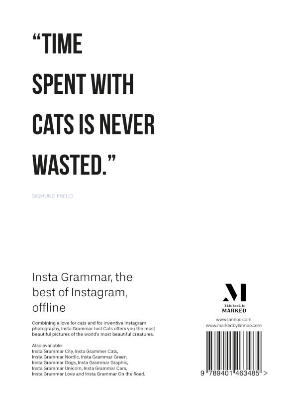 Achterkant van Insta Grammar - Just Cats