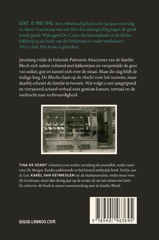 Achterkant van Het verhaal van de familie Bloch