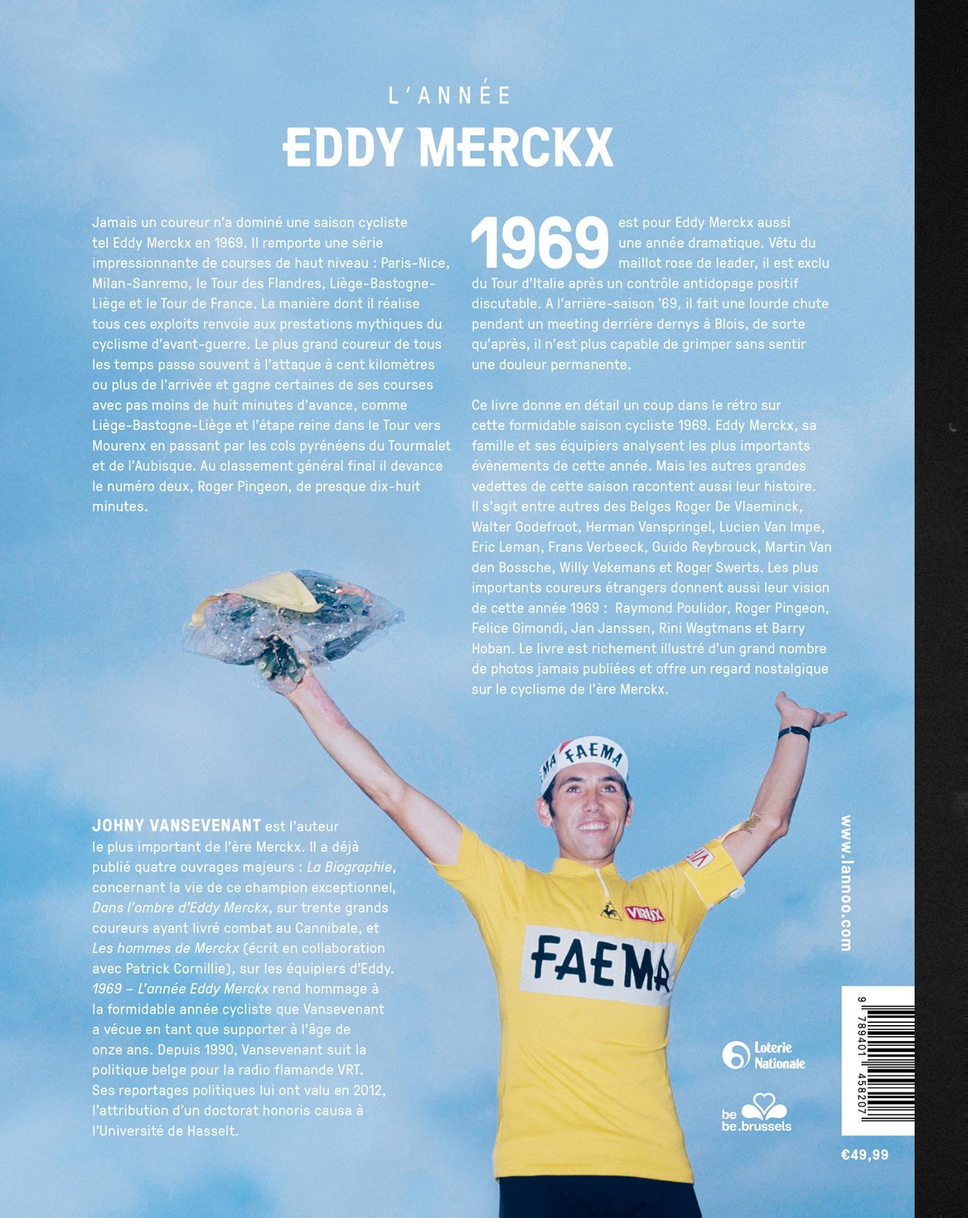 Achterkant van 1969 - L'année Eddy Merckx