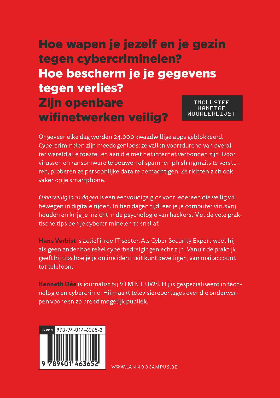 Achterkant van Cyberveilig in 10 dagen