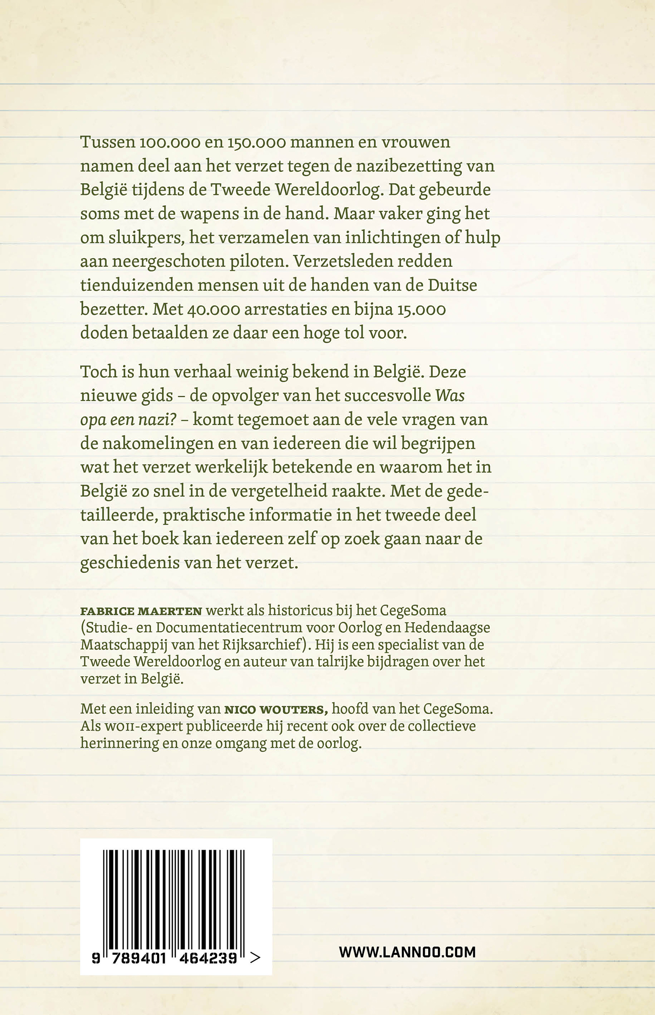 Achterkant van Was opa een held?